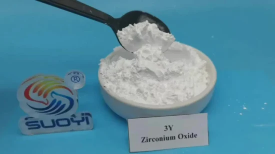 China Fabricante fornece pó de zircônia estabilizado Ysz Yttia pronto para prensar blocos/discos dentais em pó branco